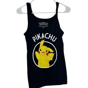 🥳 Pokémon Pikachu Black Tank Top
